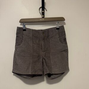 Men's Corduroy Flat Front Shorts - Taupe